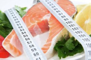 Produits protéiques et ruban de centimètre